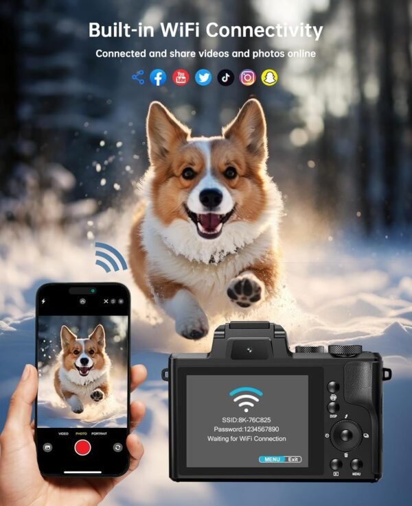 8K Vlogging Camera