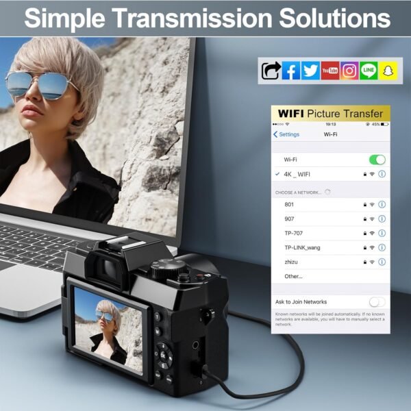 4K Vlogging Camera