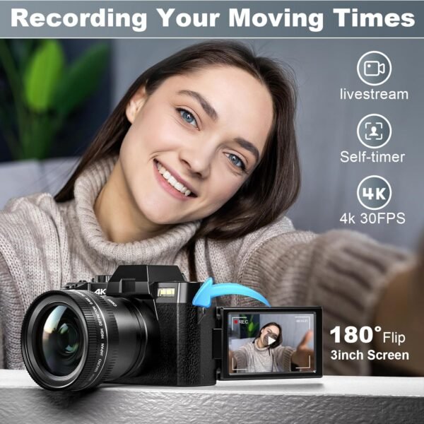 4K Vlogging Camera