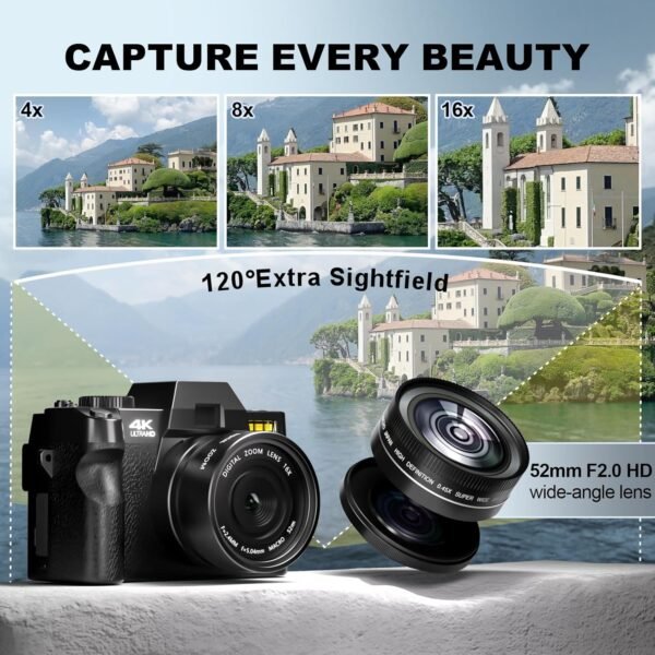 4K Vlogging Camera